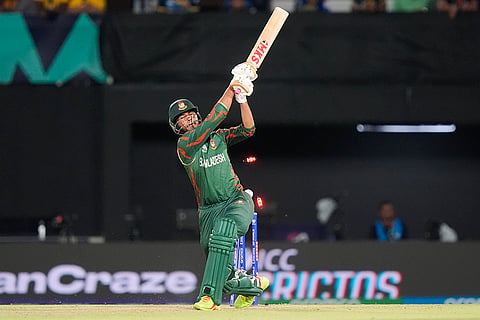 Bangladesh's Rishad Hossain